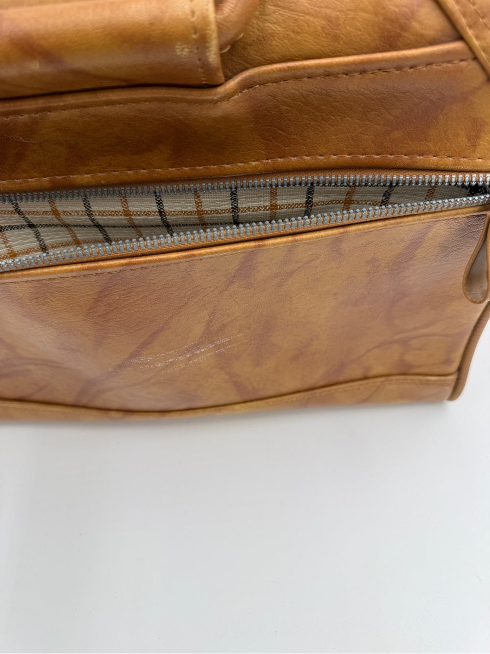Vintage American Tourister Tan overnight bag