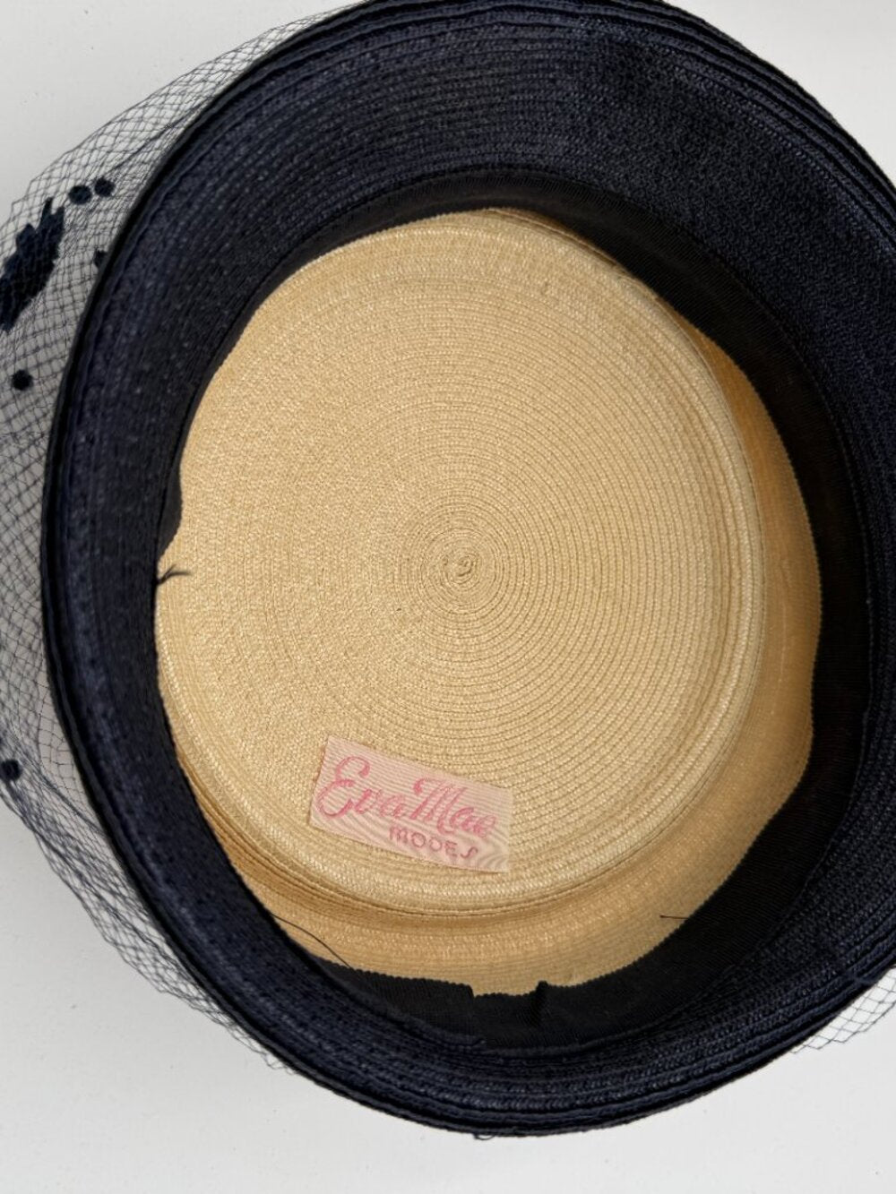 Pair of vintage lady's dress hats - Eva Mae Modes