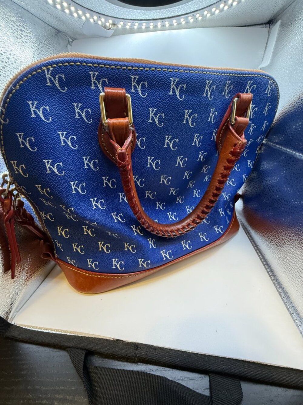 Vintage Kansas City Royals Dooney & Bourke Leather Handbag