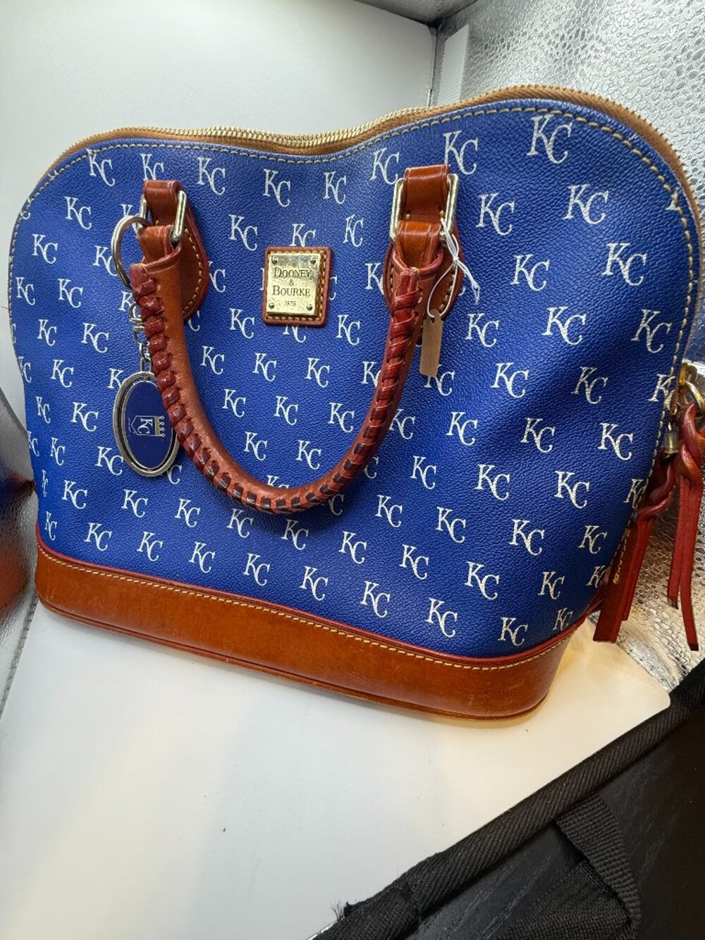 Vintage Kansas City Royals Dooney & Bourke Leather Handbag