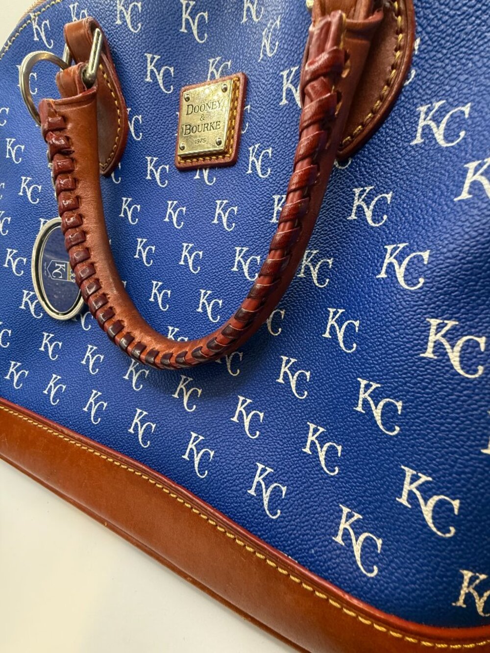 Vintage Kansas City Royals Dooney & Bourke Leather Handbag