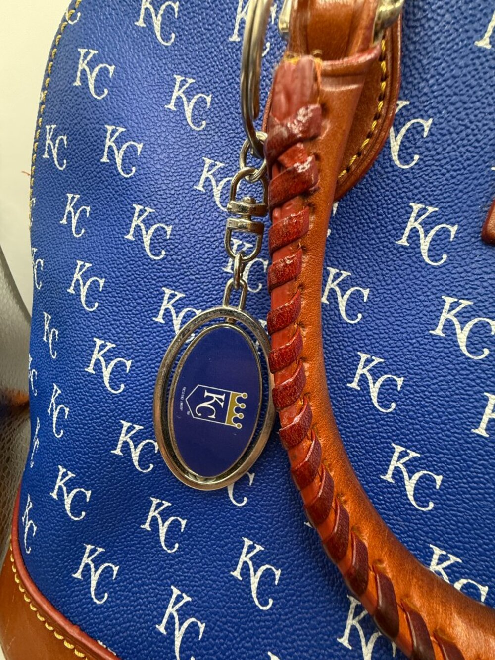 Vintage Kansas City Royals Dooney & Bourke Leather Handbag