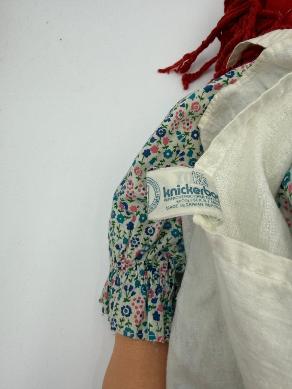 Vintage 19" Knickerbocker Raggedy Ann & Andy Cloth Dolls