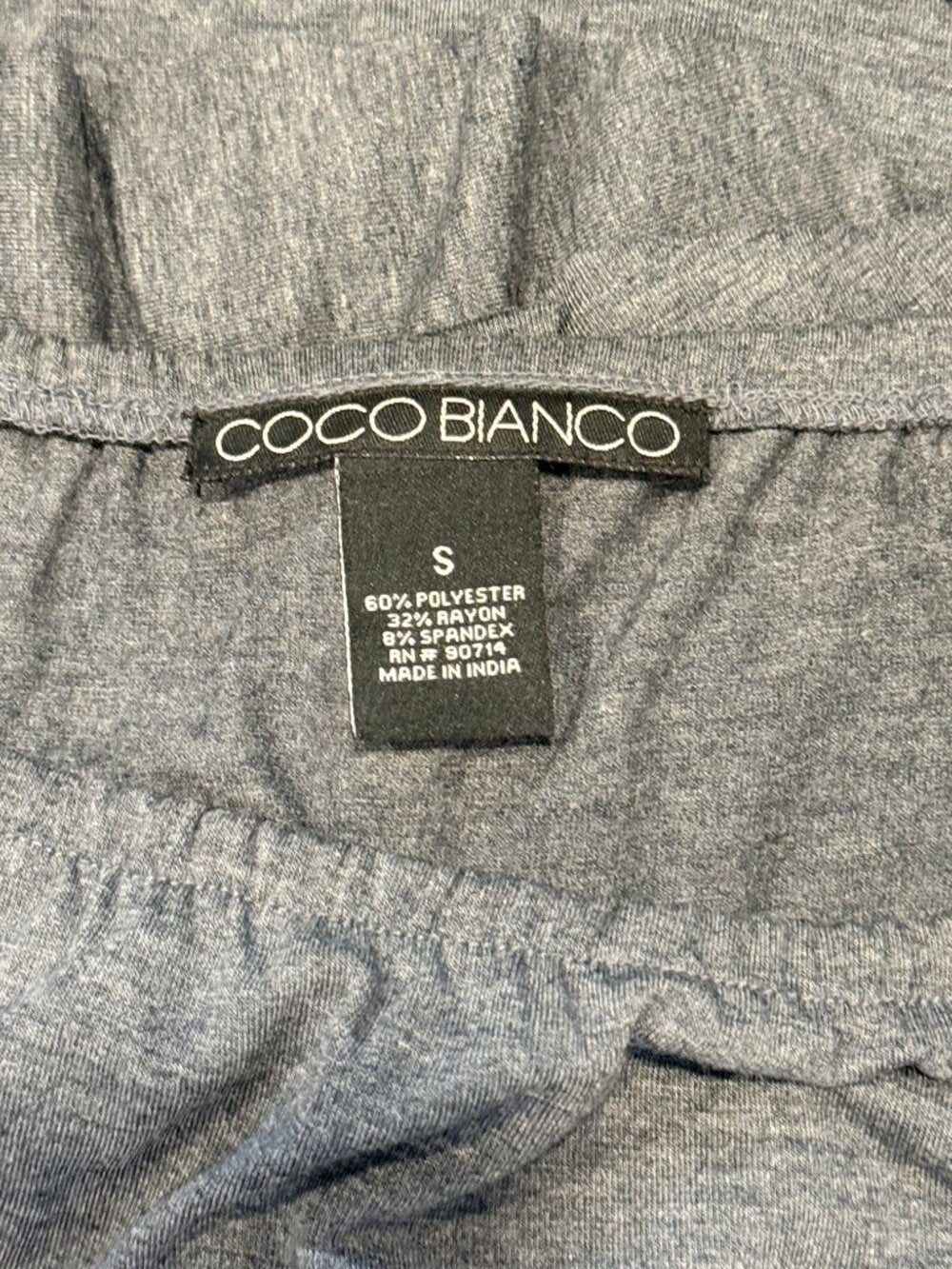 Coco Bianco Knit Skirt & Top Outfit in Gray With Tiered Ruffles