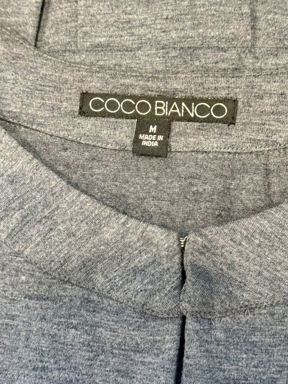 Coco Bianco Knit Skirt & Top Outfit in Gray With Tiered Ruffles