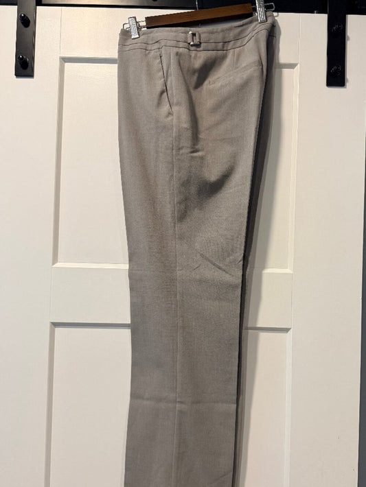 Sharagano Ladies Gray Stretch Dress Pants w/ Silver Embellishments