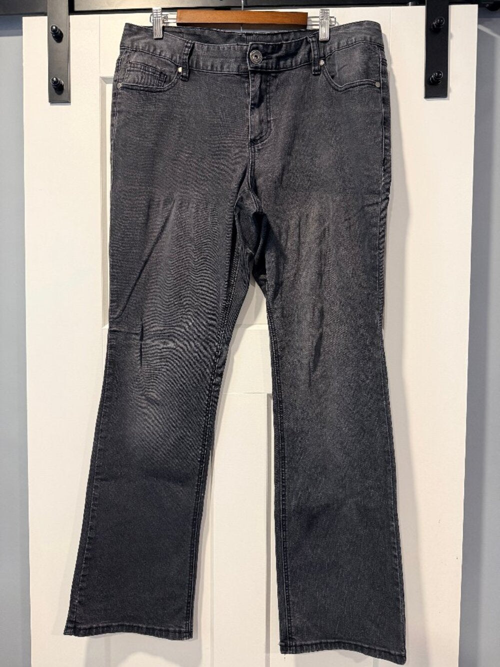 Maurices Straight Black Stretch Jeans