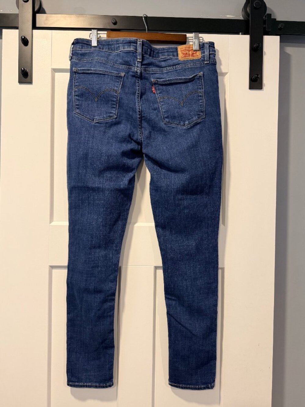 Levi's Ladies 711 Style Skinny Blue Jeans