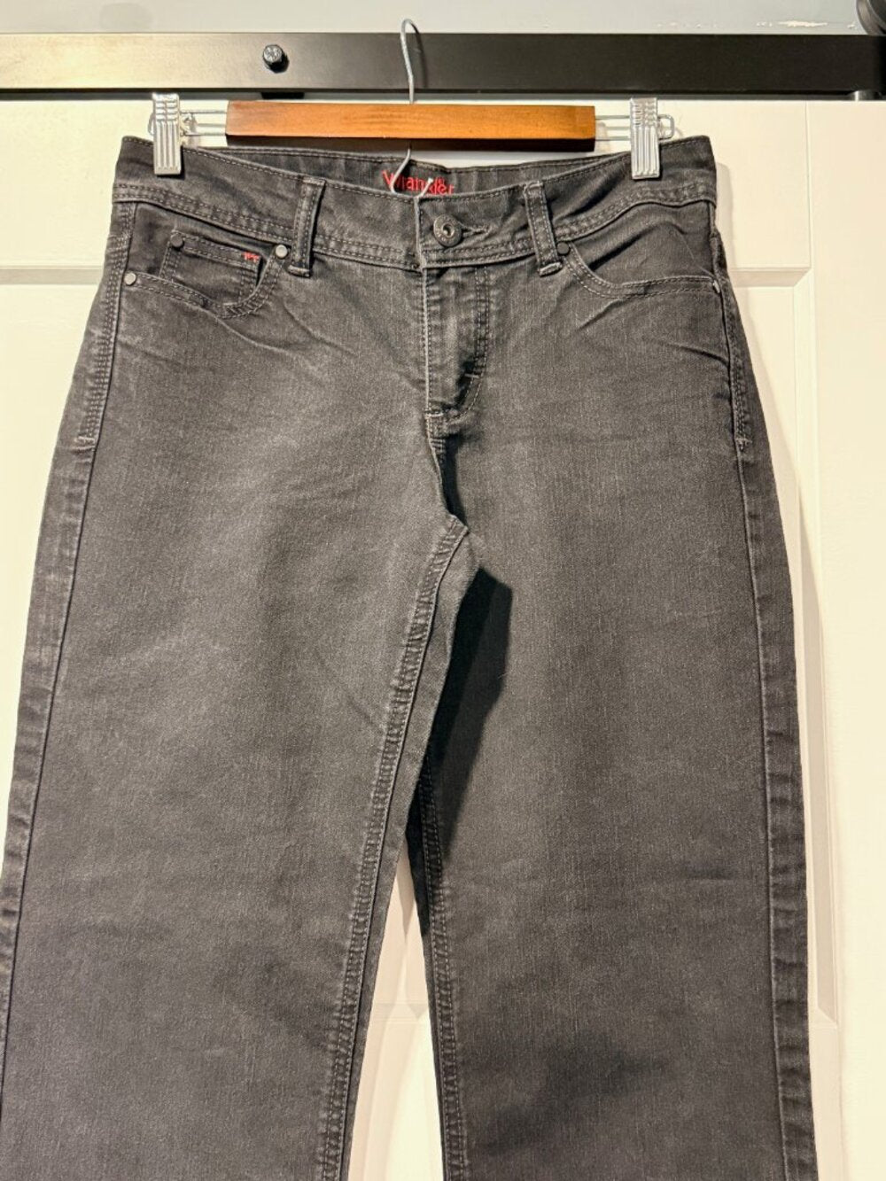 Wrangler Black Denim Stretch Jeans Boot Cut