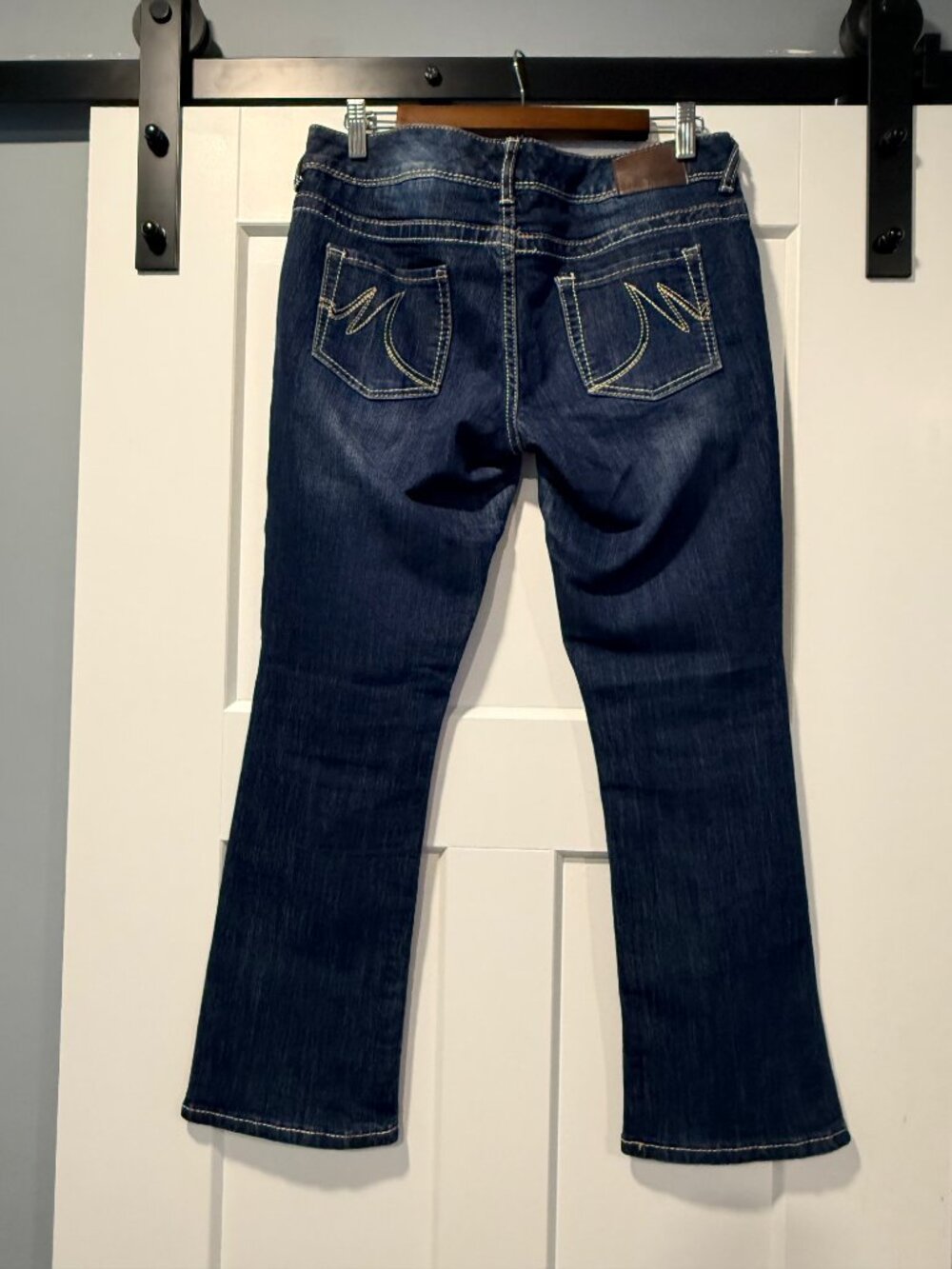Maurices Straight Boot Cut Blue Denim Stretch Jeans