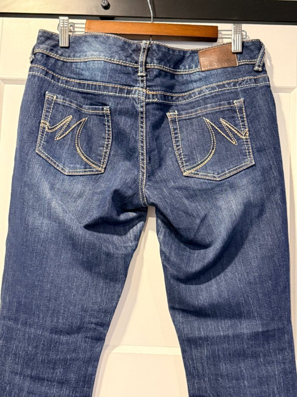 Maurices Straight Boot Cut Blue Denim Stretch Jeans