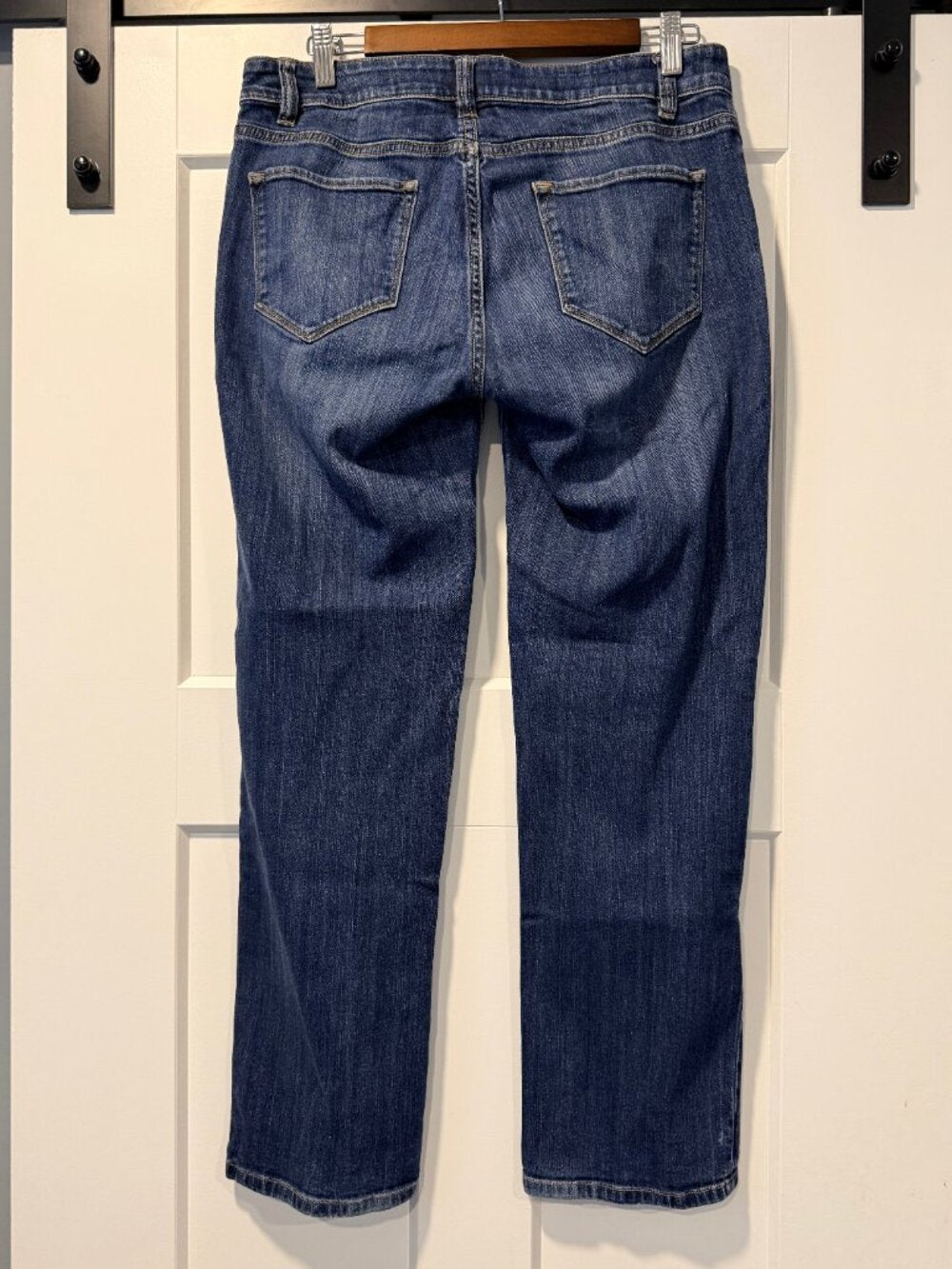 Liz Claiborne City Fit Boyfriend Style Stretch Blue Jeans