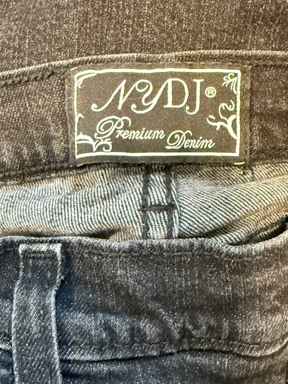 NYDJ Not Your Daughter's Jeans Premium Denim Black Stretch Jeans