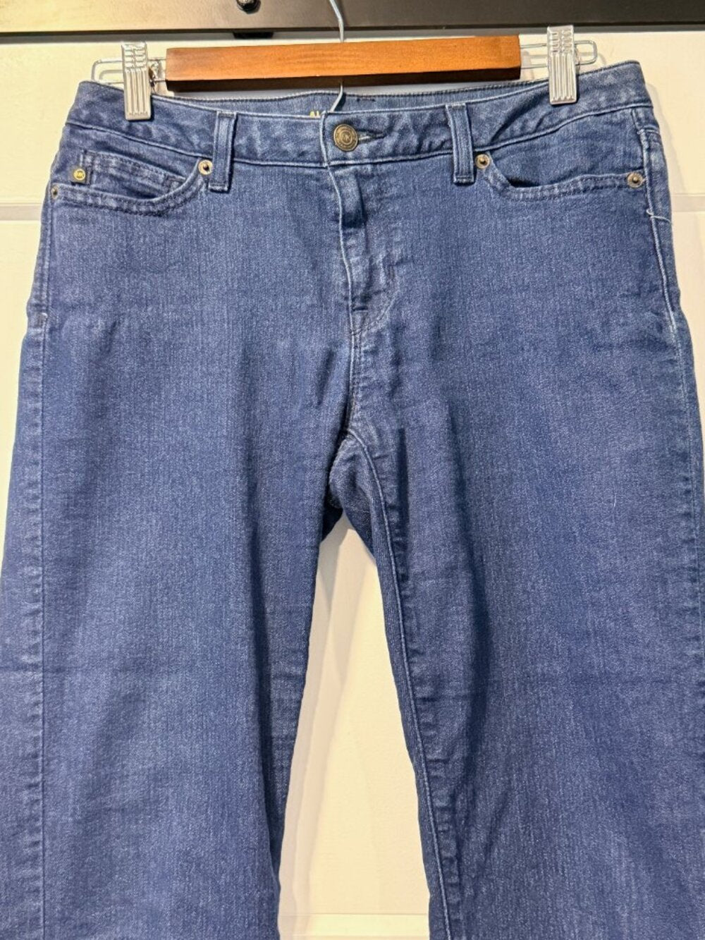 Michael Kors Dark Blue Denim Skinny Capris