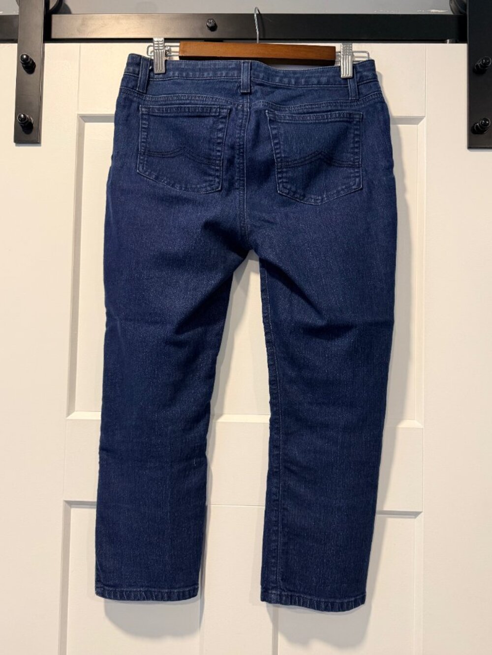 Michael Kors Dark Blue Denim Skinny Capris