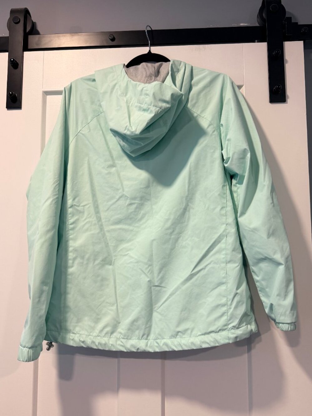 New Balance Mint Green Hooded Sporty Windbreaker Jacket